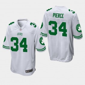 Men's Boston Celtics Paul Pierce Football White Jersey