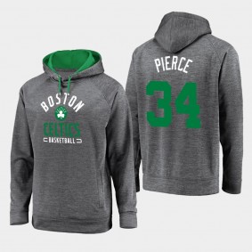 Boston Celtics Paul Pierce Battle Charged Raglan Pullover Gray Hoodie