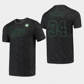 Boston Celtics Paul Pierce Performance Heathered Black Essential Facility Shirt