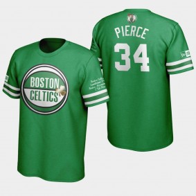 Boston Celtics Paul Pierce Team Birth Commemoration Series Green T-Shirt