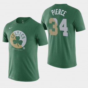 Boston Celtics Paul Pierce Team Logo Green Essential Dry Shirt