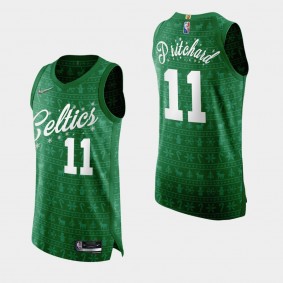 Boston Celtics NBA 75th Christmas Night Payton Pritchard Jersey Authentic Green
