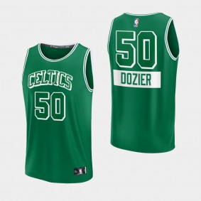 Boston Celtics PJ Dozier Replica City Jersey Green