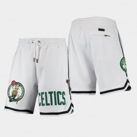 Boston Celtics Pro Standard White Shorts
