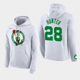 Boston Celtics R.J. Hunter Club Team Logo Pullover Hoodie White