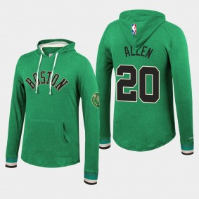Boston Celtics Ray Allen Classics Raglan Pullover Kelly Green Hoodie