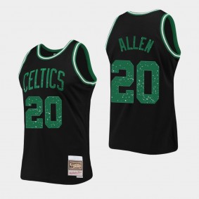Boston Celtics Ray Allen Rings Collection Jersey Black