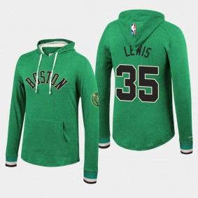 Boston Celtics Reggie Lewis Classics Raglan Pullover Kelly Green Hoodie