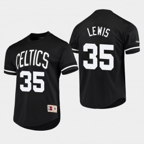 Boston Celtics Reggie Lewis Mesh Black T-Shirt