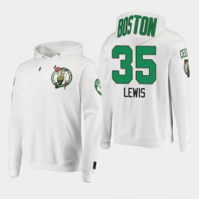 Reggie Lewis Pro Standard Boston Celtics White Hoodie