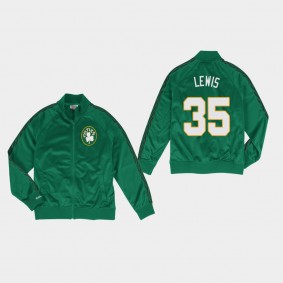Boston Celtics Reggie Lewis Track Kelly Green Jacket