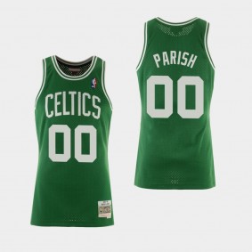 Men's Boston Celtics Robert Parish Hardwood Classics Green Jersey