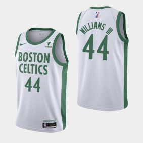 Vistaprint Patch Robert Williams III Boston Celtics White 2020-21 Jersey - City