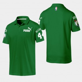 Men's Robert Williams III Boston Celtics Essentials Green Polo