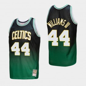 Boston Celtics #44 Robert Williams III Fadeaway Jersey HWC Limited Kelly Green Black
