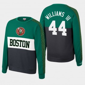 Boston Celtics Robert Williams III Hardwood Classics Leading Scorer Fleece Pullover Sweatshirt Kelly Green