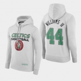Boston Celtics Robert Williams III Throwback Logo Hoodie White