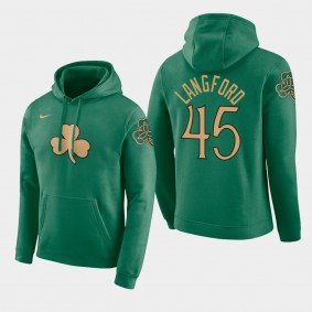 Men's Boston Celtics Romeo Langford City 2019-20 Kelly Green Hoodie