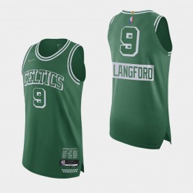 Boston Celtics 75th Season Authentic Romeo Langford City Jersey Green