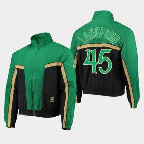 Boston Celtics Romeo Langford City 2.0 Courtside Full-Zip Jacket Black Kelly Green