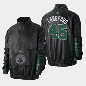 Boston Celtics Romeo Langford Courtside Black Lightweight Jacket
