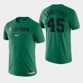 Boston Celtics Romeo Langford Essential Green Practice Performance Shirt
