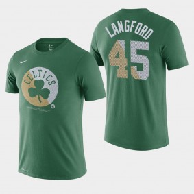 Boston Celtics Romeo Langford Team Logo Green Essential Dry Shirt