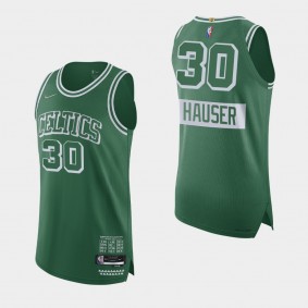 Boston Celtics 75th Season Authentic Sam Hauser City Jersey Green