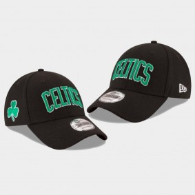 Boston Celtics Statement Adjustable 9FORTY Hat Black