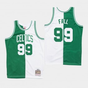 Men's Boston Celtics Tacko Fall Split color Jersey Green White