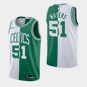 Men's Boston Celtics Tremont Waters Split Jersey White Green