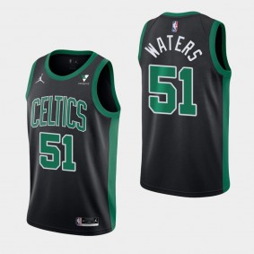 Vistaprint Patch Tremont Waters Boston Celtics Black 2020-21 Jersey - Statement