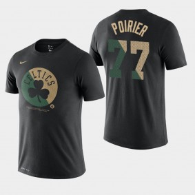 Boston Celtics Vincent Poirier Team Logo Black Essential Dry Shirt