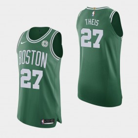 Boston Celtics Daniel Theis 2020-21 Icon Authentic GE Patch Jersey Green