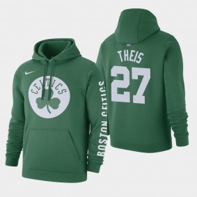 Men's Boston Celtics Daniel Theis Courtside Club Fleece Green Hoodie