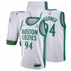 Evan Fournier 2021 City Edition Boston Celtics Suits White
