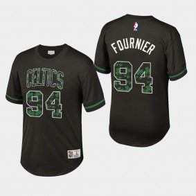 Evan Fournier Name & Number Player Boston Celtics T-Shirt Black