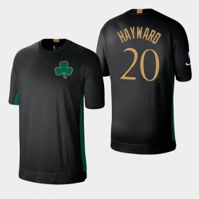 Gordon Hayward City 2.0 Shooting Performance Boston Celtics Black Kelly Green T-Shirt