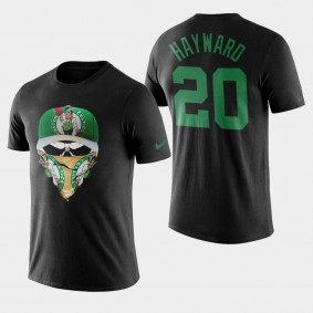 Gordon Hayward Skull Mask Fuck Covid-19 Boston Celtics T-Shirt Black
