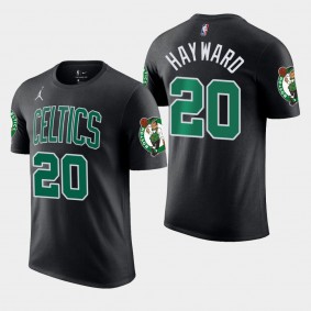 Jordan Brand Gordon Hayward Statement Boston Celtics T-Shirt Black