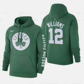 Men's Boston Celtics Grant Williams Courtside Club Fleece Green Hoodie