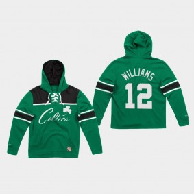 Grant Williams Hockey Fleece Boston Celtics Hoodie Green