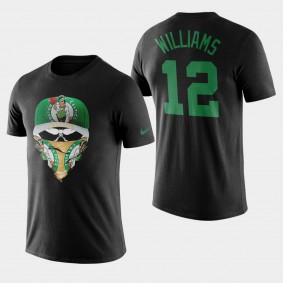 Grant Williams Skull Mask Fuck Covid-19 Boston Celtics T-Shirt Black