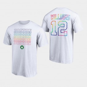 Grant Williams Boston Celtics Pride Month T-shirt White LGBTQ