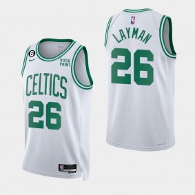 Boston Celtics #26 Jake Layman 2022-23 Association Jersey White
