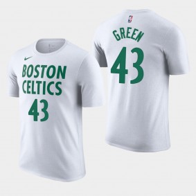 Javonte Green 2021 City Edition Boston Celtics T-Shirt White