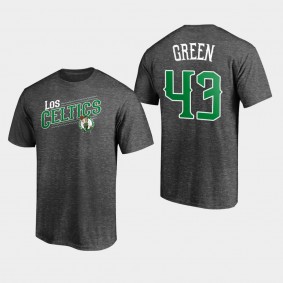 Javonte Green 2021 Noches éne-Bé-A Core Boston Celtics T-Shirt Charcoal