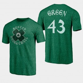 Javonte Green 2021 St. Paddy's Day Celtic Boston Celtics T-Shirt Green