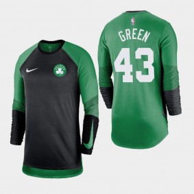 Javonte Green Hyper Elite Performance Shooting Long Sleeve Boston Celtics T-Shirt Kelly Green