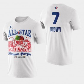 Jaylen Brown 2021 NBA All-Star Support Black Colleges T-Shirt White